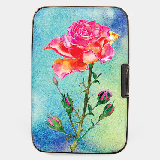 Painted Rose Armored Wallet