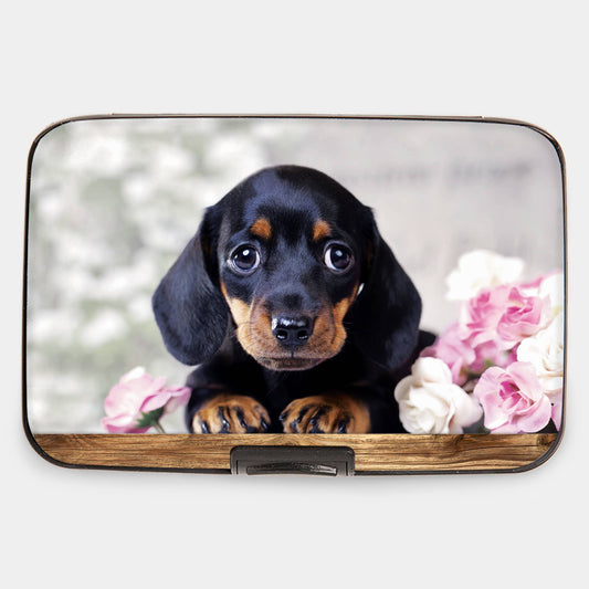 Puppies Dachshund Armored Wallet