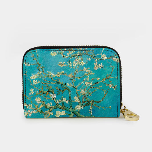 Almond Blossoms Zippered Wallet