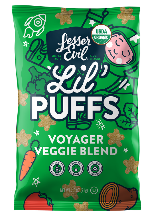 Lil' Puffs, Voyager Veggie Blend, 2.5oz