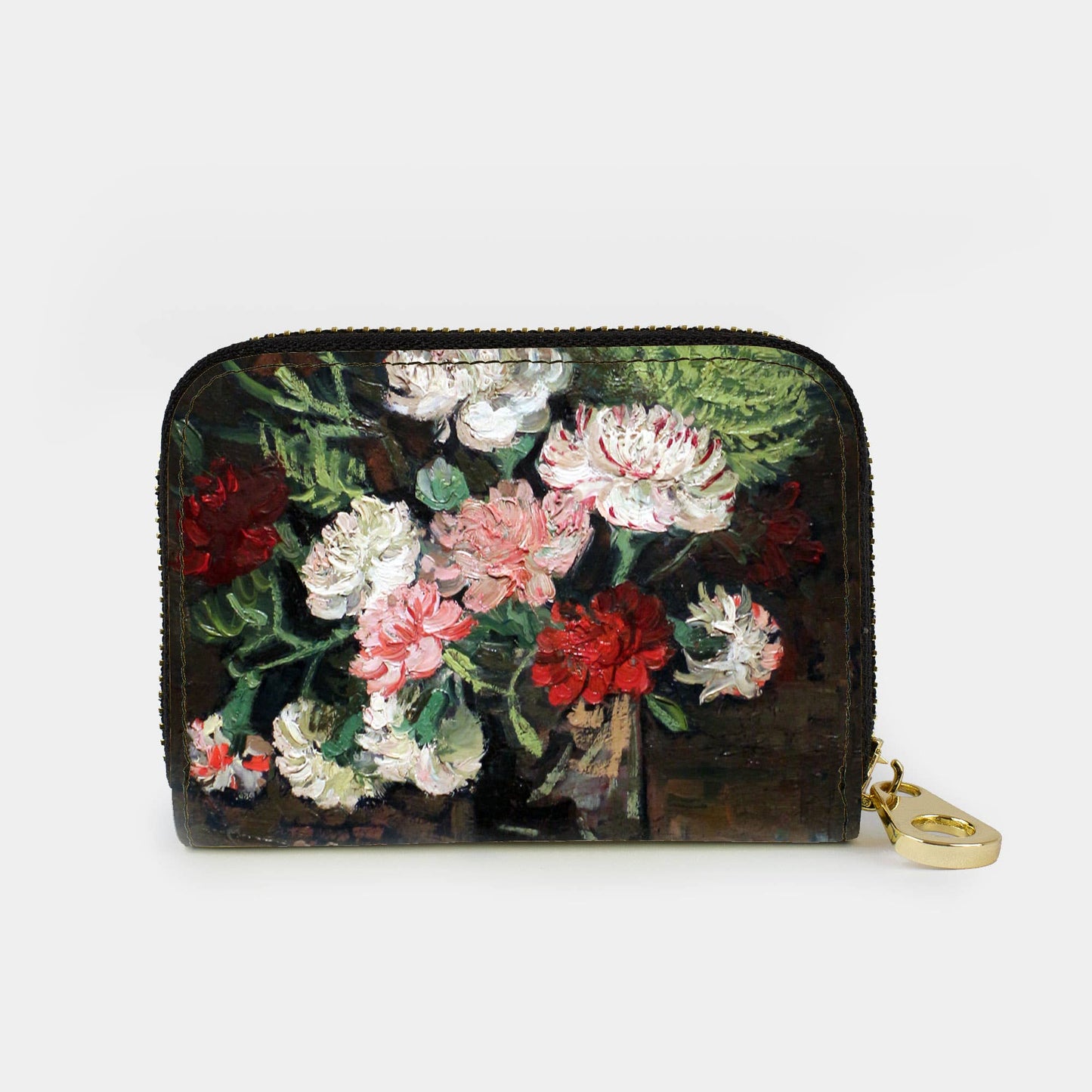 Van Gogh - Carnations Zippered Wallet