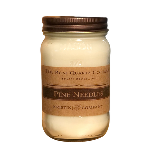 Pine Needles Mason Jar Candle