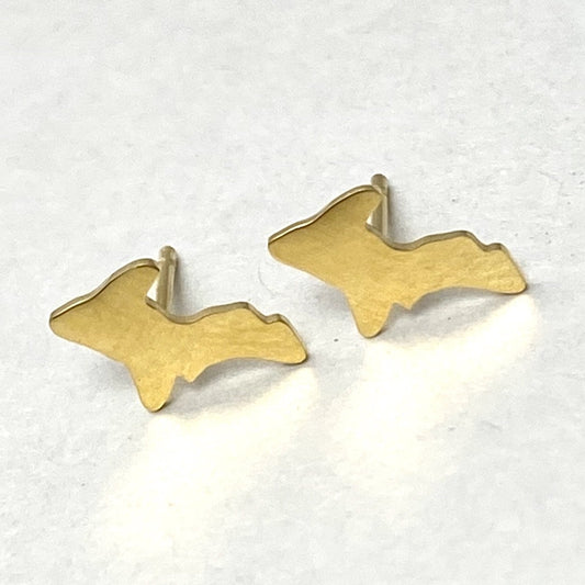 UP Post Earrings Gold